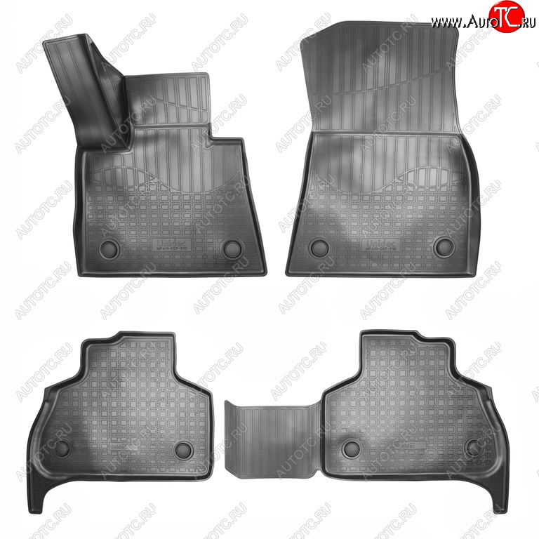 2 699 р. Коврик салона BMW X5 (G05) (18-) полиуретан черный (4 предмета) NORPLAST NORPLAST npa11-c07-710  с доставкой в г. Майкоп