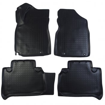 2 199 р. Коврик салона GEELY Emgrand X7 (18-) 3D полиуретан черный (4 предм.) NORPLAST NORPLAST npa11-c24-085  с доставкой в г. Майкоп. Увеличить фотографию 1