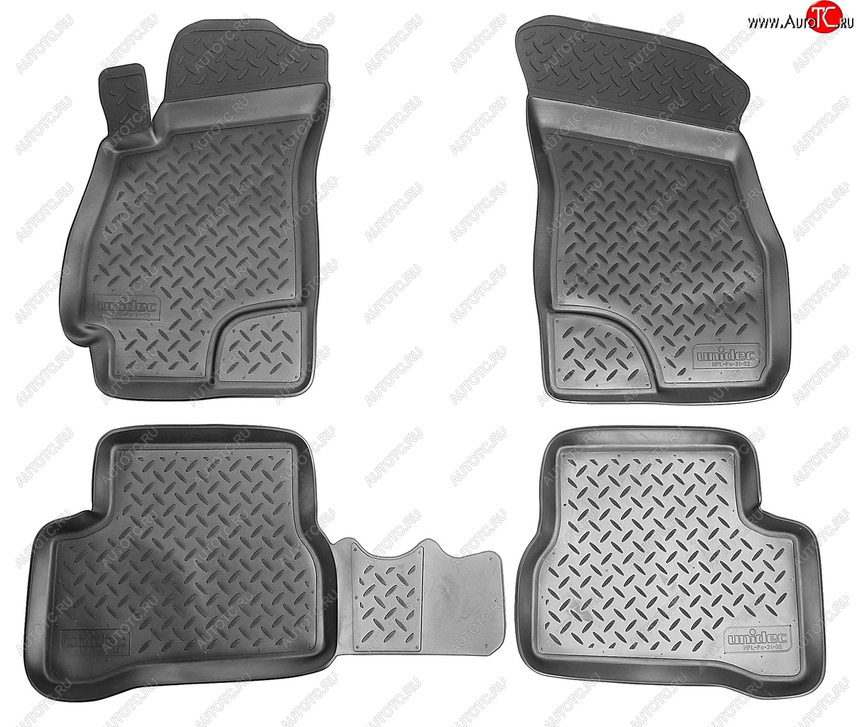 1 799 р. Коврик салона HYUNDAI Accent (00-) (ТАГАЗ) полиуретан (4 предм.) NORPLAST NORPLAST npl-po-31-03  с доставкой в г. Майкоп