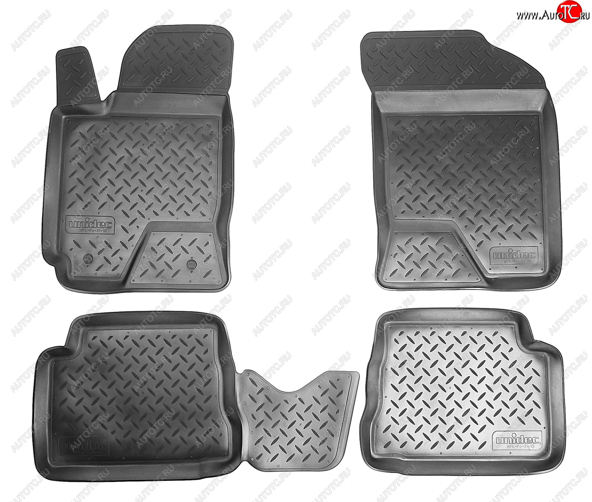 1 779 р. Коврик салона HYUNDAI Getz (02-) полиуретан (4 предм.) NORPLAST NORPLAST npl-po-31-10  с доставкой в г. Майкоп