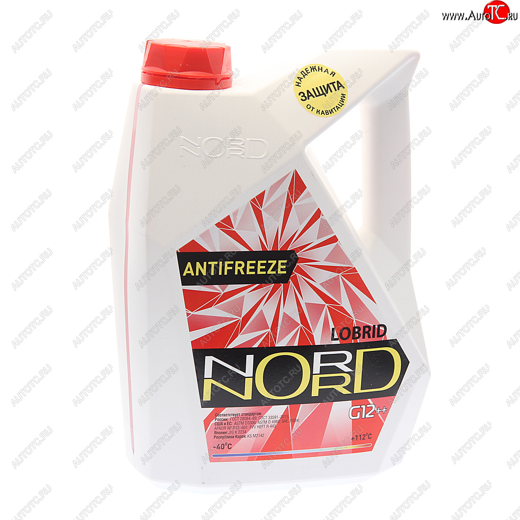 1 129 р. Антифриз красный -40C 5кг NORD NORD nr20249  с доставкой в г. Майкоп
