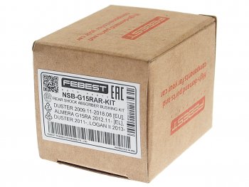 1 579 р. Втулка амортизатора NISSAN Almera (G15RA) (12-) (1.6) заднего комплект FEBEST FEBEST nsb-g15rar-kit  с доставкой в г. Майкоп. Увеличить фотографию 2