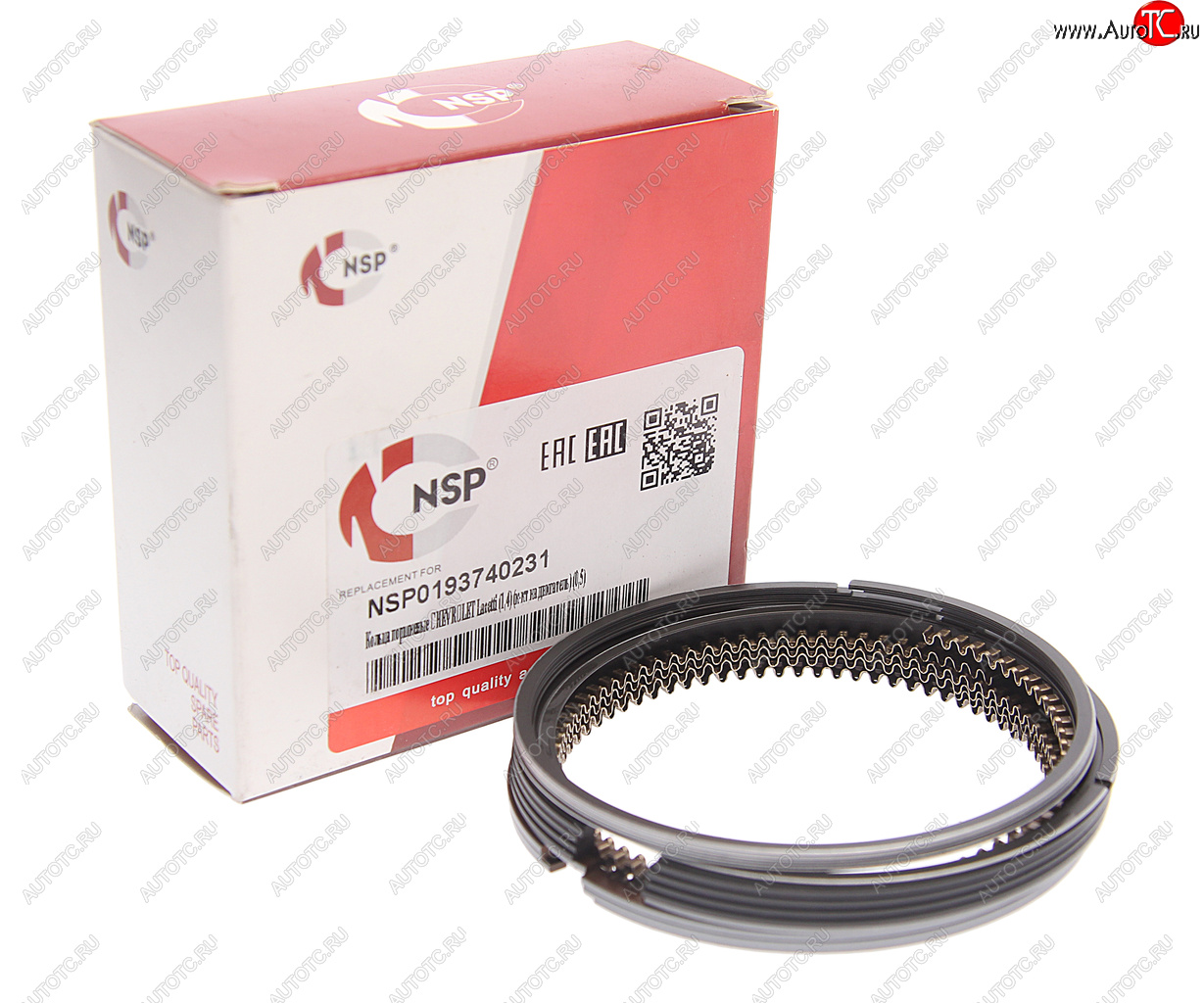 1 749 р. Кольца поршневые CHEVROLET Lacetti d+0.50 комплект NSP NSP nsp0193740231  с доставкой в г. Майкоп