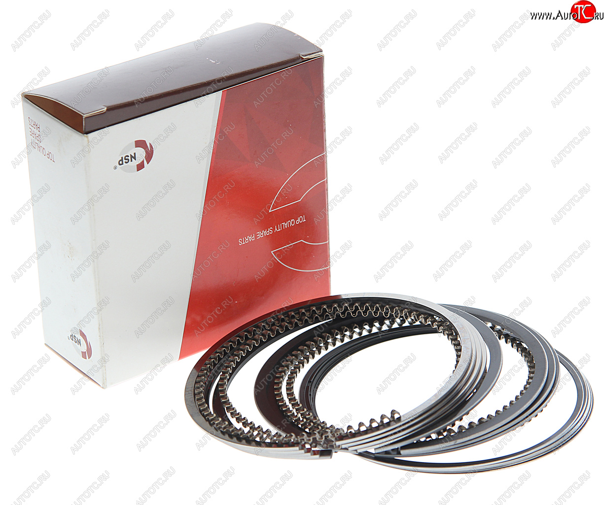 1 739 р. Кольца поршневые HYUNDAI Lantra (95-) (1.8) d+0.00 комплект NSP NSP nsp022304038110  с доставкой в г. Майкоп