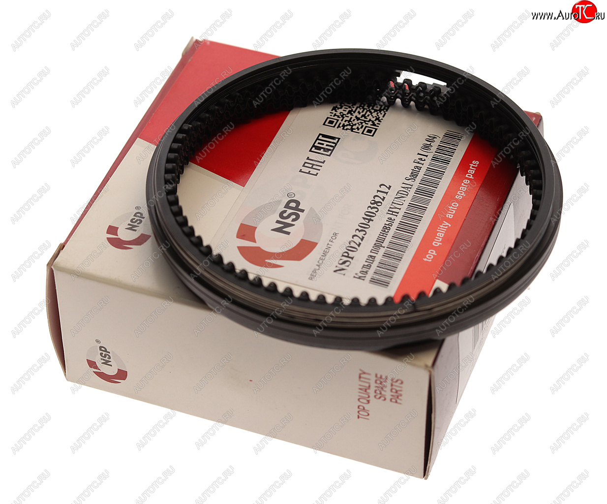 2 699 р. Кольца поршневые HYUNDAI Santa Fe (00-) d+0.00 комплект NSP NSP nsp022304038212  с доставкой в г. Майкоп