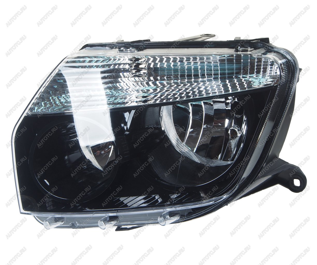 5 999 р. Фара RENAULT Duster (10-) левая (черная) NSP NSP nsp07260609877r  с доставкой в г. Майкоп