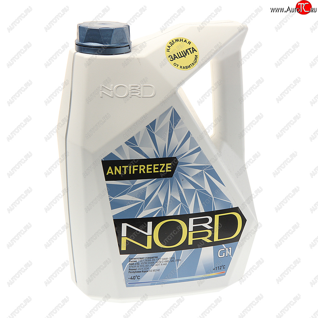 1 099 р. Антифриз синий -40C 5кг NORD NORD nsw20386  с доставкой в г. Майкоп