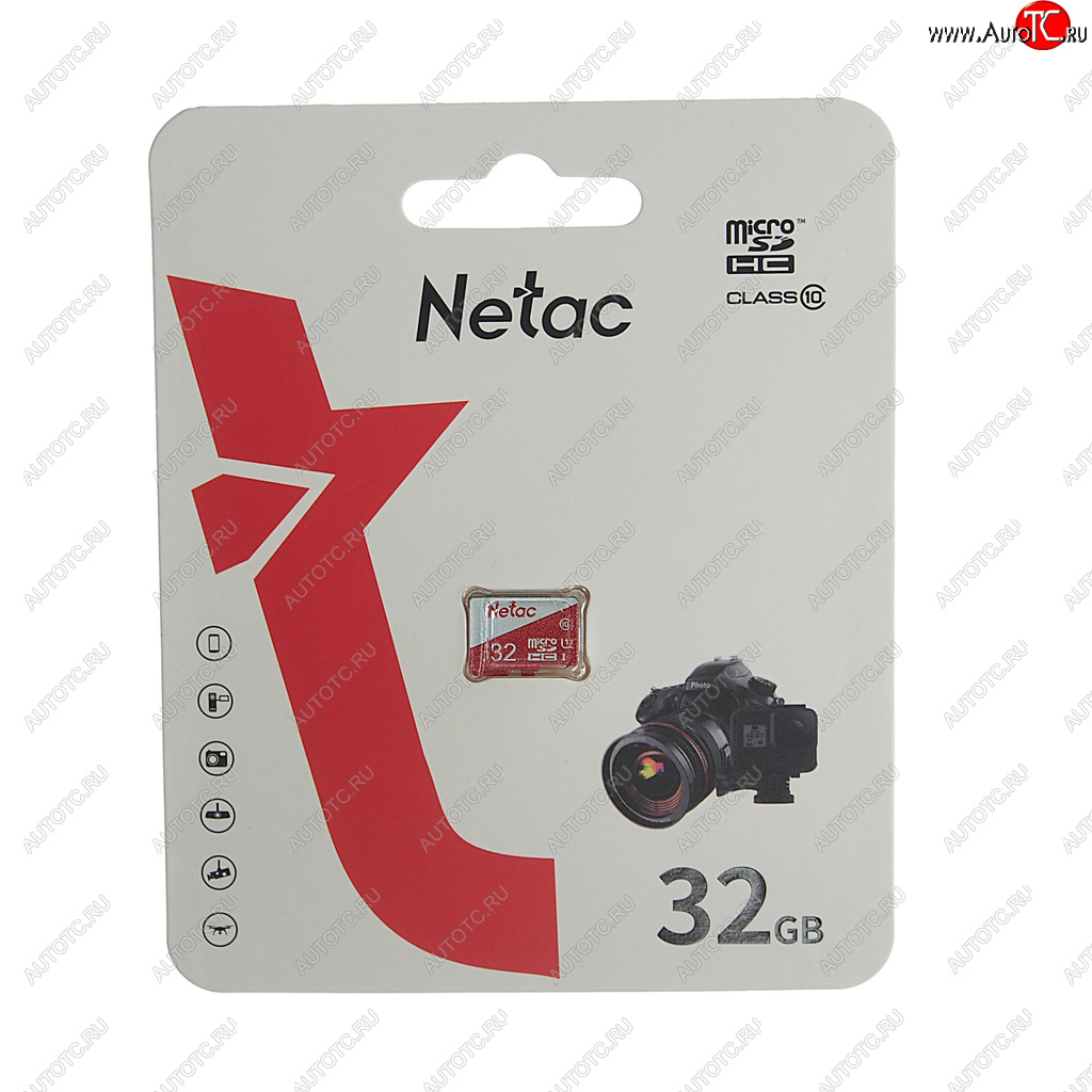 399 р. Карта памяти 32GB MicroSD class 10 NETAC NETAC nt02p500eco-032g-s  с доставкой в г. Майкоп