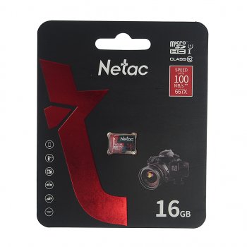 359 р. Карта памяти 16GB MicroSD class 10 NETAC NETAC nt02p500pro-016g-s  с доставкой в г. Майкоп. Увеличить фотографию 1