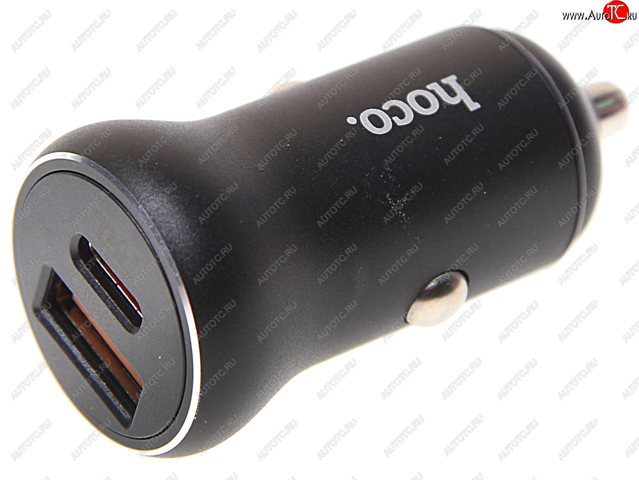 939 р. Устройство зарядное в прикуриватель 1USB + 1 Type C 12V HOCO HOCO nz5 black HOCO nz5 black  с доставкой в г. Майкоп