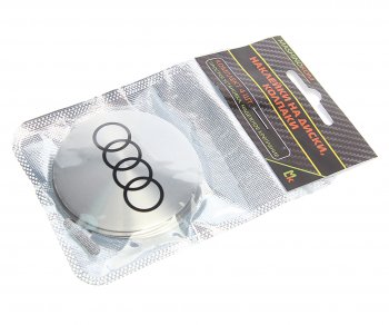 273 р. Эмблема диска колесного AUDI сер. (6см) металл комплект 4шт. MASHINOKOM MASHINOKOM nzd6 010  с доставкой в г. Майкоп. Увеличить фотографию 2