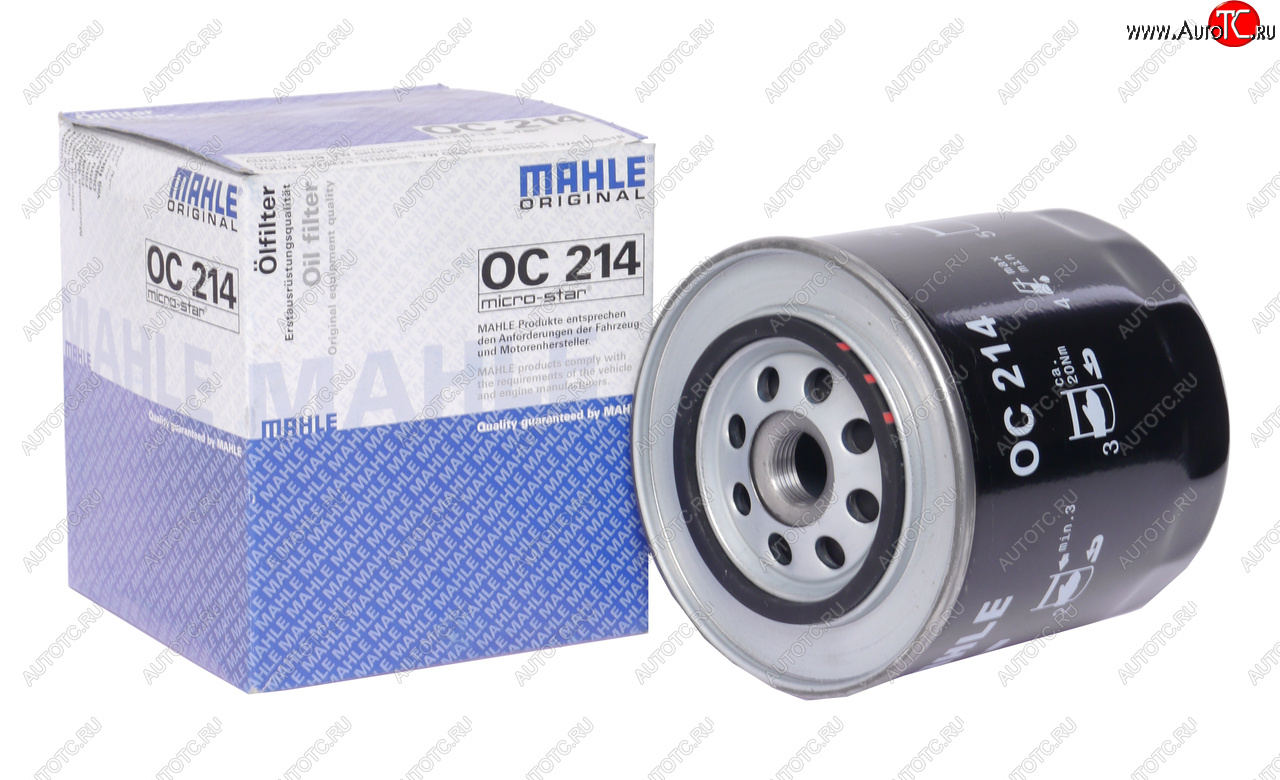 2 299 р. Фильтр масляный VW T4 (90-03) AUDI 100 (83-94) MAHLE MAHLE oc214  с доставкой в г. Майкоп