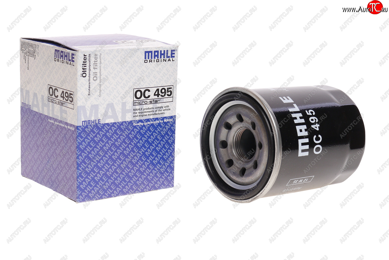939 р. Фильтр масляный MITSUBISHI Lancer 10 (09-) (1.5) MAHLE MAHLE oc495  с доставкой в г. Майкоп