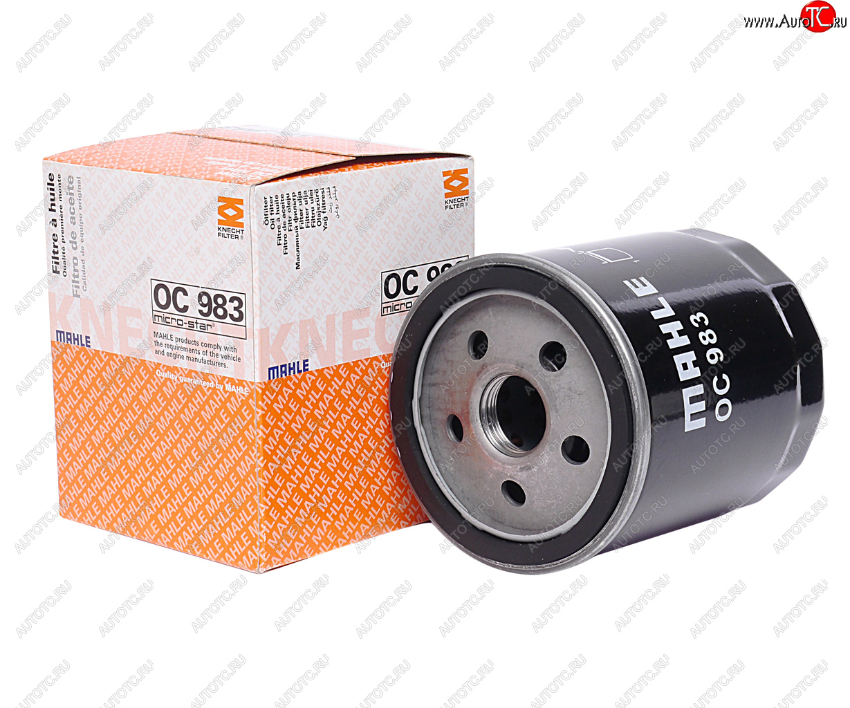629 р. Фильтр масляный ALFA ROMEO 166 (98-07) (2.0) FIAT Punto (93-03) (1.9 DS1.9 JTD1.11.2-1.6) MAHLE MAHLE oc983  с доставкой в г. Майкоп