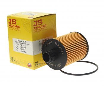 1 229 р. Фильтр масляный OPEL Astra J (09-),Insignia (08-),Zafira C (11-) (2.0) JS ASAKASHI JS ASAKASHI oe0087  с доставкой в г. Майкоп. Увеличить фотографию 1