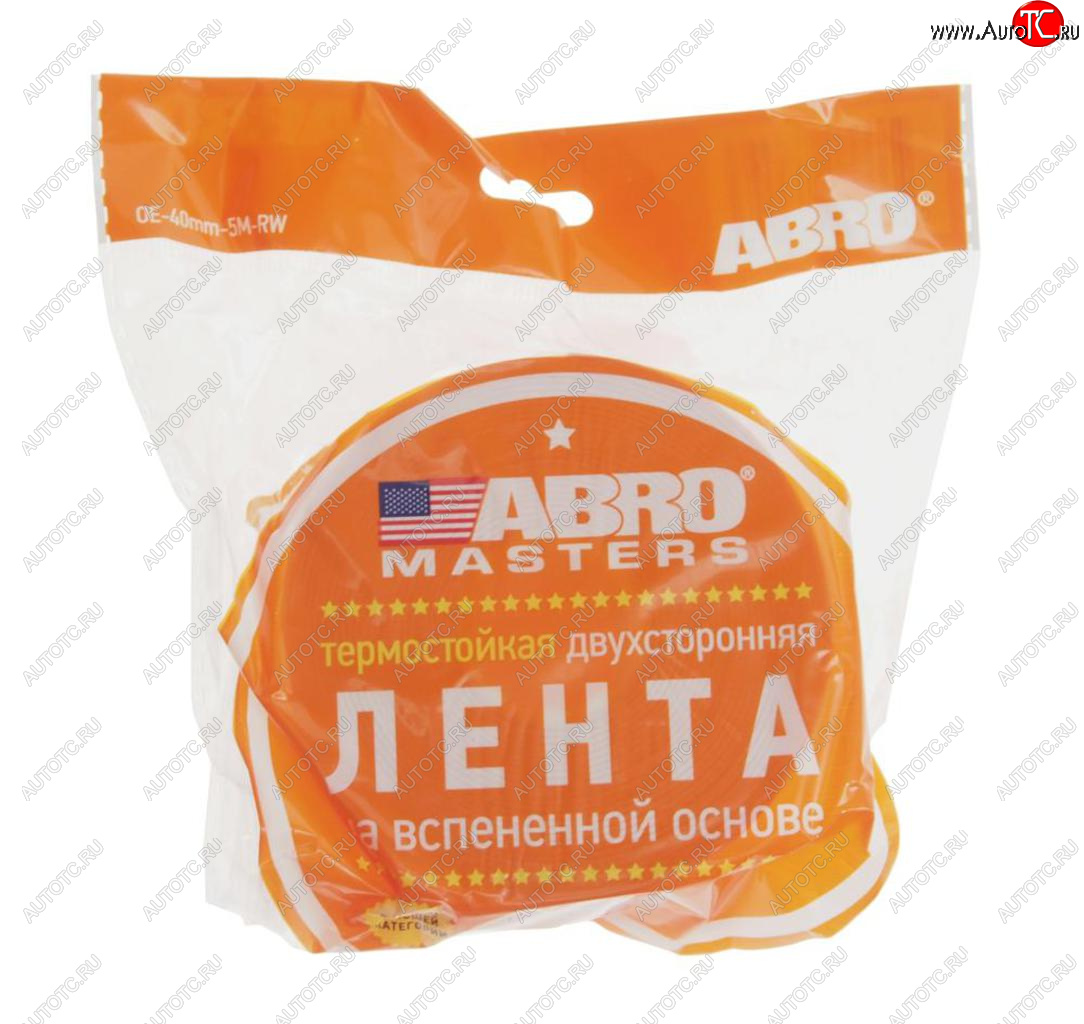 130 р. Скотч двухсторонний 40ммх5м белый MASTERS ABRO ABRO oe-40-rw  с доставкой в г. Майкоп