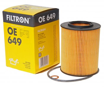 579 р. Фильтр масляный BMW (E39,E60),X5 (E53,X3 E83,E38,E65) FILTRON FILTRON oe649  с доставкой в г. Майкоп. Увеличить фотографию 1
