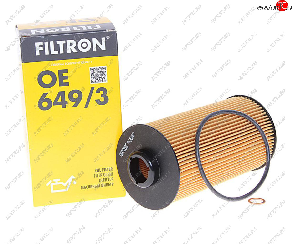 589 р. Фильтр масляный LAND ROVER Range Rover (02-05) (4.4) BMW 5 (E34,E39) (M60M62) FILTRON FILTRON oe6493  с доставкой в г. Майкоп