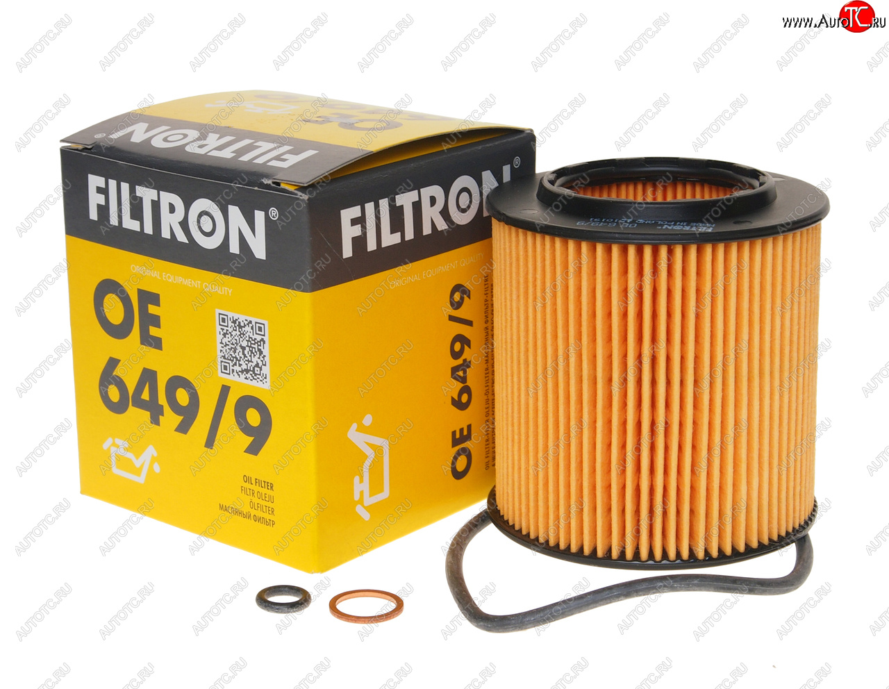 529 р. Фильтр масляный BMW 5 (E60),3 (E90),1 (E81),X3 (E83),X5 (E70),7 (E65),6 (E63) FILTRON FILTRON oe6499  с доставкой в г. Майкоп