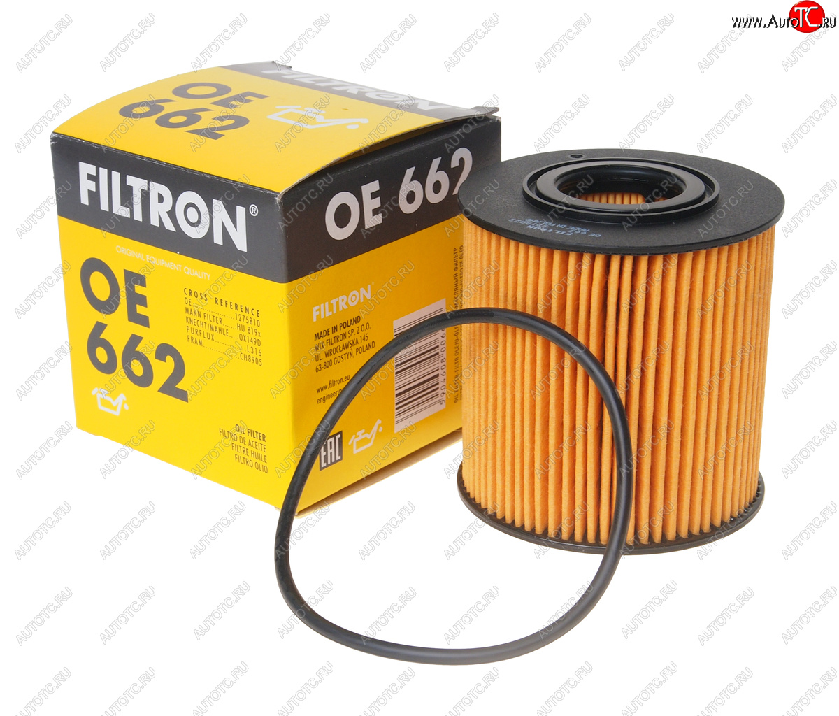 449 р. Фильтр масляный VOLVO S60,S80,XC70 (00-),XC70 2 (07-),V70 2 (00-) FILTRON FILTRON oe662  с доставкой в г. Майкоп