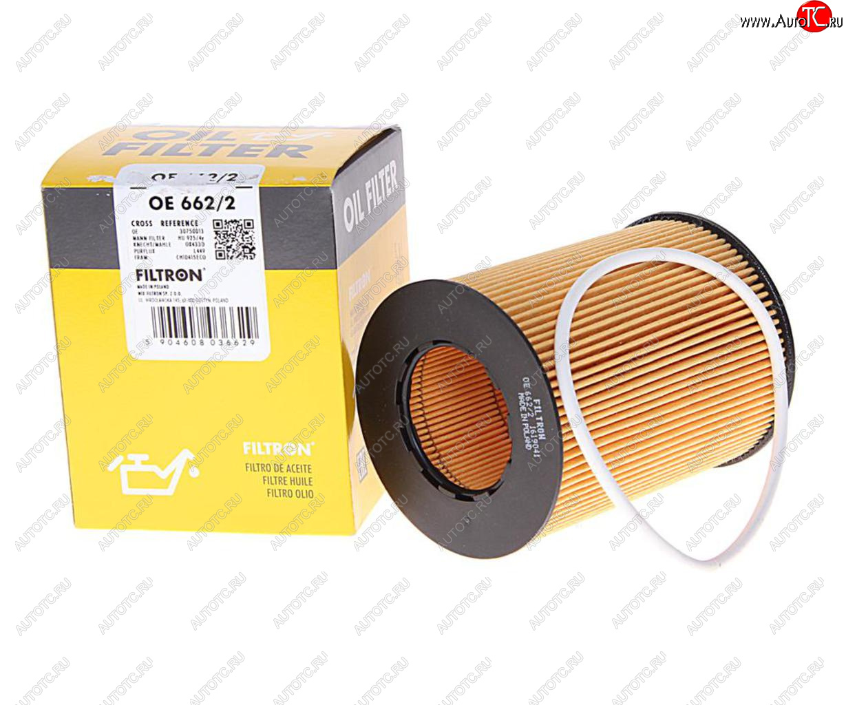 829 р. Фильтр масляный LAND ROVER Freelander (06-12) (3.2) VOLVO S80 (06-),XC70 (07-) (3.03.2) FILTRON FILTRON oe6622  с доставкой в г. Майкоп