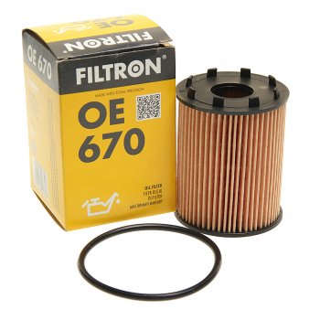299 р. Фильтр масляный OPEL Astra H,Agila,Meriva,Corsa (03-) (D1.3 CDTI) FILTRON FILTRON oe670  с доставкой в г. Майкоп. Увеличить фотографию 2