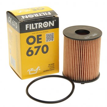 299 р. Фильтр масляный OPEL Astra H,Agila,Meriva,Corsa (03-) (D1.3 CDTI) FILTRON FILTRON oe670  с доставкой в г. Майкоп. Увеличить фотографию 1
