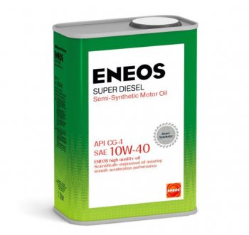 989 р. Масло дизельное SUPER DIESEL CG-4 10W40 псинт.0.940л ENEOS ENEOS oil1325  с доставкой в г. Майкоп. Увеличить фотографию 1
