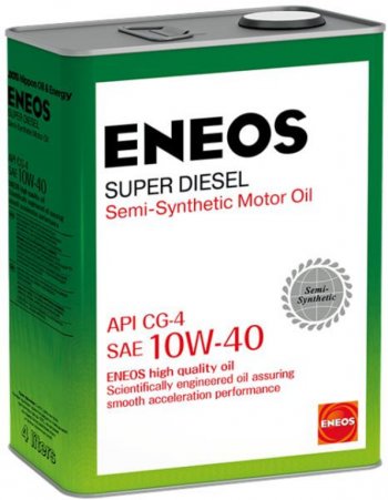 3 099 р. Масло дизельное SUPER DIESEL CG-4 10W40 псинт.4л ENEOS ENEOS oil1328  с доставкой в г. Майкоп. Увеличить фотографию 1