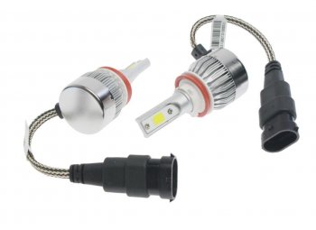 779 р. Лампа светодиодная 12V H11 PGJ19-2 2400LM 2шт. Standart OMEGALIGHT OMEGALIGHT olledh11st-2  с доставкой в г. Майкоп. Увеличить фотографию 1
