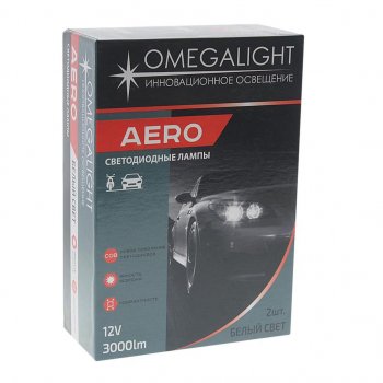 2 059 р. Лампа светодиодная 12V H27 PG13 3000Lm (2шт.) Aero OMEGALIGHT OMEGALIGHT olledh27aero-2  с доставкой в г. Майкоп. Увеличить фотографию 3