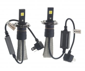 2 299 р. Лампа светодиодная 12V H4 P43t-38 3000Lm (2шт.) Aero OMEGALIGHT OMEGALIGHT olledh4aero-2  с доставкой в г. Майкоп. Увеличить фотографию 2
