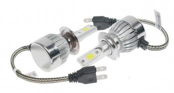879 р. Лампа светодиодная 12V H7 PX26d 2400LM 2шт. Standart OMEGALIGHT OMEGALIGHT olledh7st-2  с доставкой в г. Майкоп. Увеличить фотографию 1