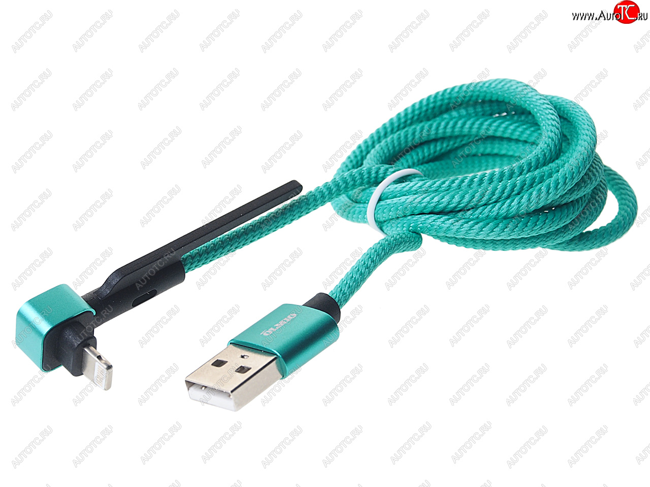 275 р. Кабель iPhone (5-) 1.2м зеленый OLMIO OLMIO olm-038648  с доставкой в г. Майкоп