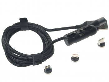749 р. Кабель iPhone (5-)micro USBUSB Type C 1.2м OLMIO OLMIO olm-041662  с доставкой в г. Майкоп. Увеличить фотографию 2