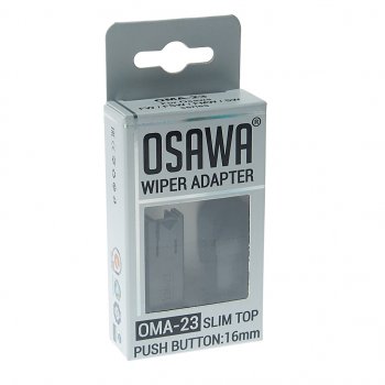 176 р. Адаптер щетки стеклоочистителя Slim Top (PUSH BUTTON) 16мм комплект (2шт.) OSAWA OSAWA oma-23  с доставкой в г. Майкоп. Увеличить фотографию 3
