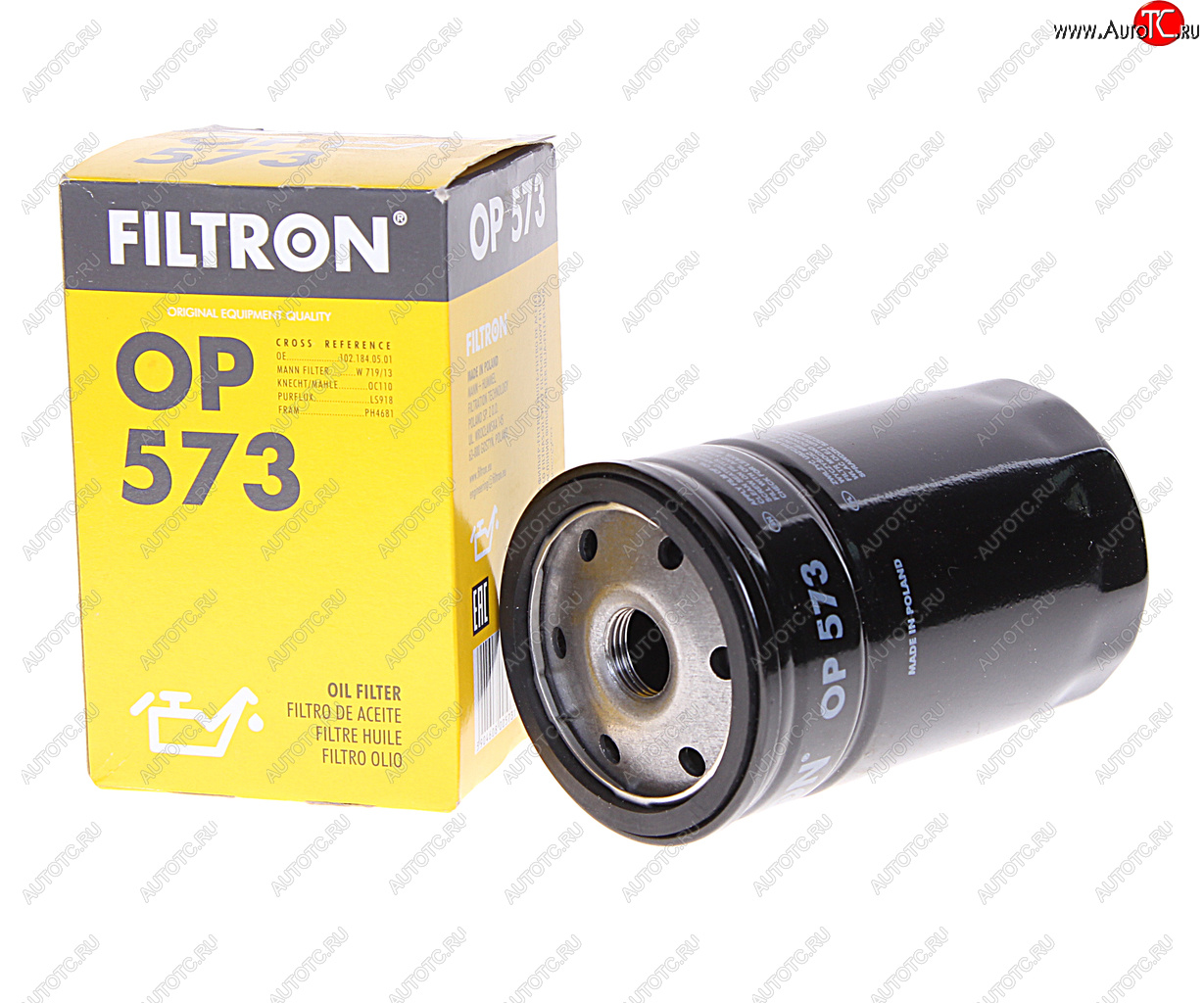 569 р. Фильтр масляный MERCEDES 190 (W201),E (W124) FILTRON FILTRON op573  с доставкой в г. Майкоп