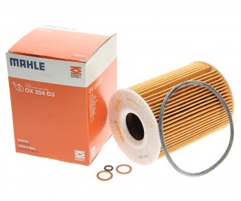 2 189 р. Фильтр масляный BMW 1 (E82) (3.0),3 (E90,E92,E93) MAHLE MAHLE ox254d3  с доставкой в г. Майкоп. Увеличить фотографию 1