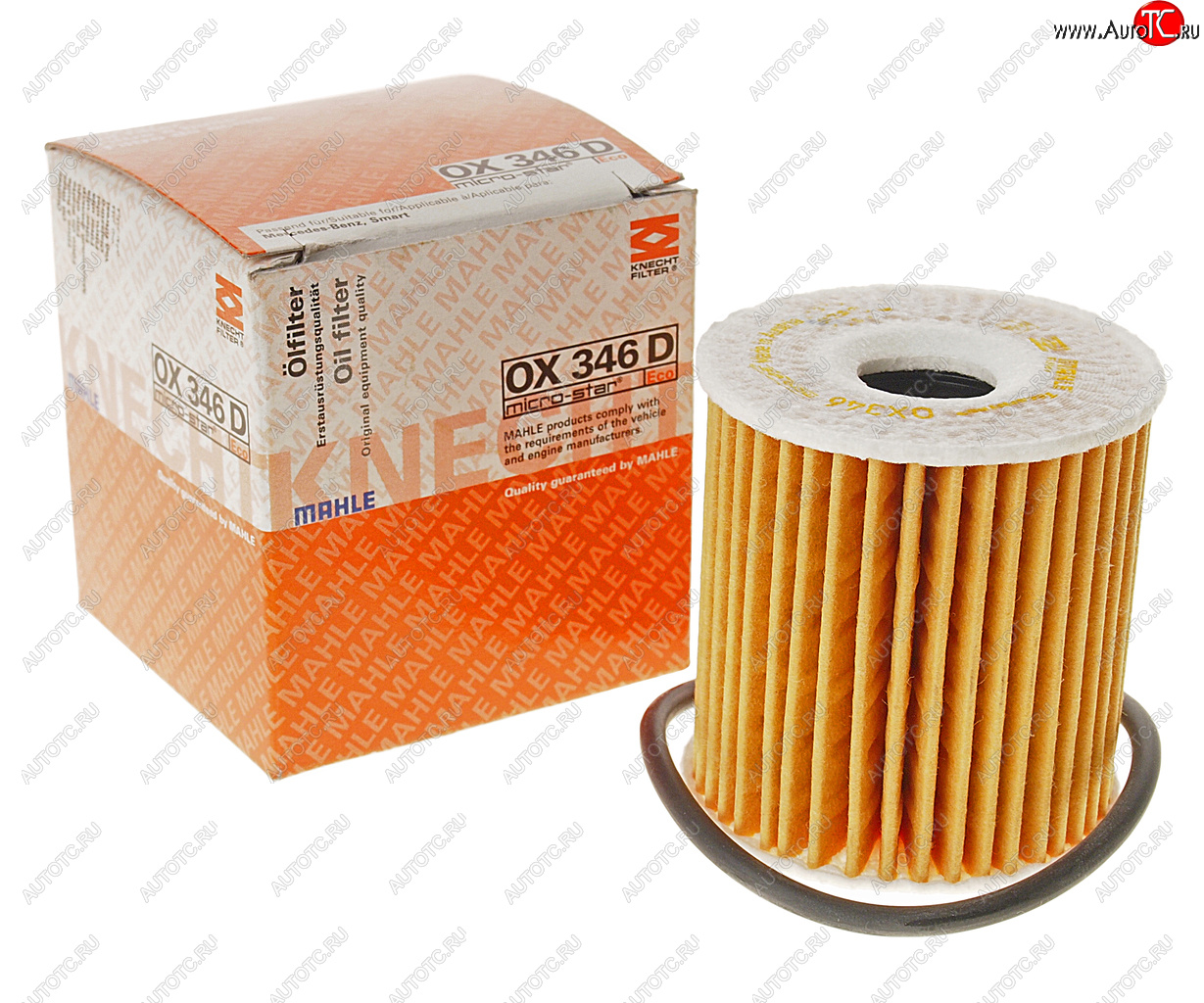 539 р. Фильтр масляный MERCEDES SMART (0.60.8) MAHLE MAHLE ox346d  с доставкой в г. Майкоп