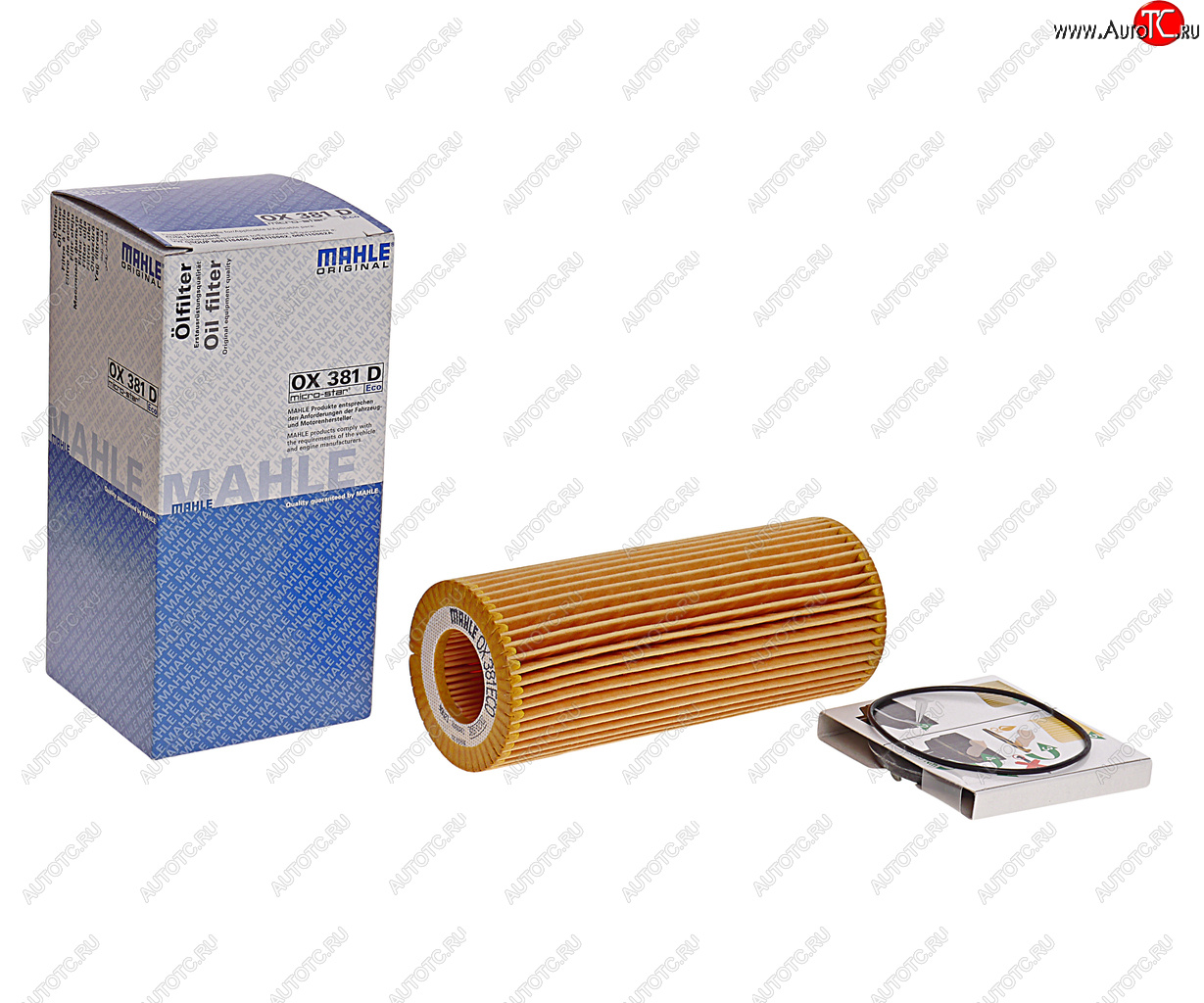 1 329 р. Фильтр масляный VW Touareg AUDI A4,A6,A8,Q5,Q7 (2.83.03.2 FSITFSI) MAHLE MAHLE ox381d  с доставкой в г. Майкоп