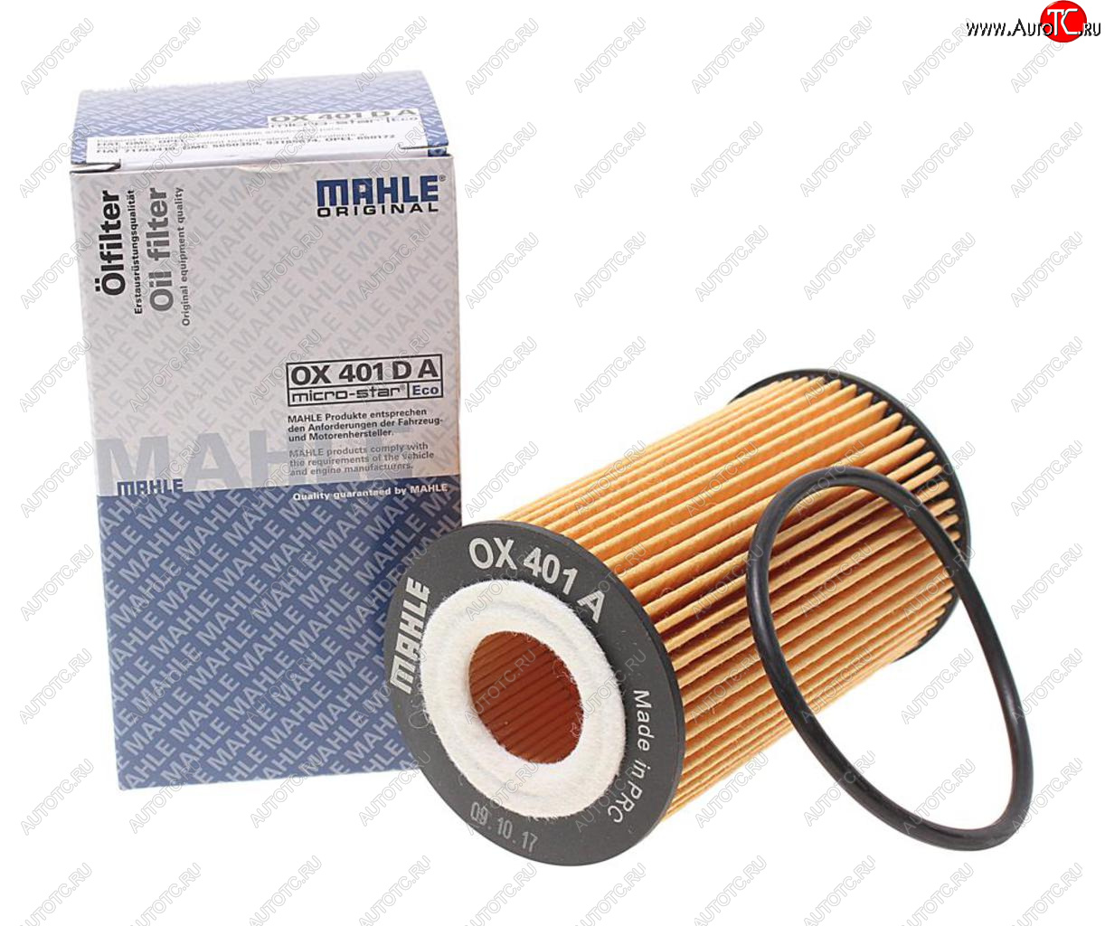 849 р. Фильтр масляный CHEVROLET Aveo (08-) OPEL Astra H,J (09-) (1.61.8) MAHLE MAHLE ox401da  с доставкой в г. Майкоп