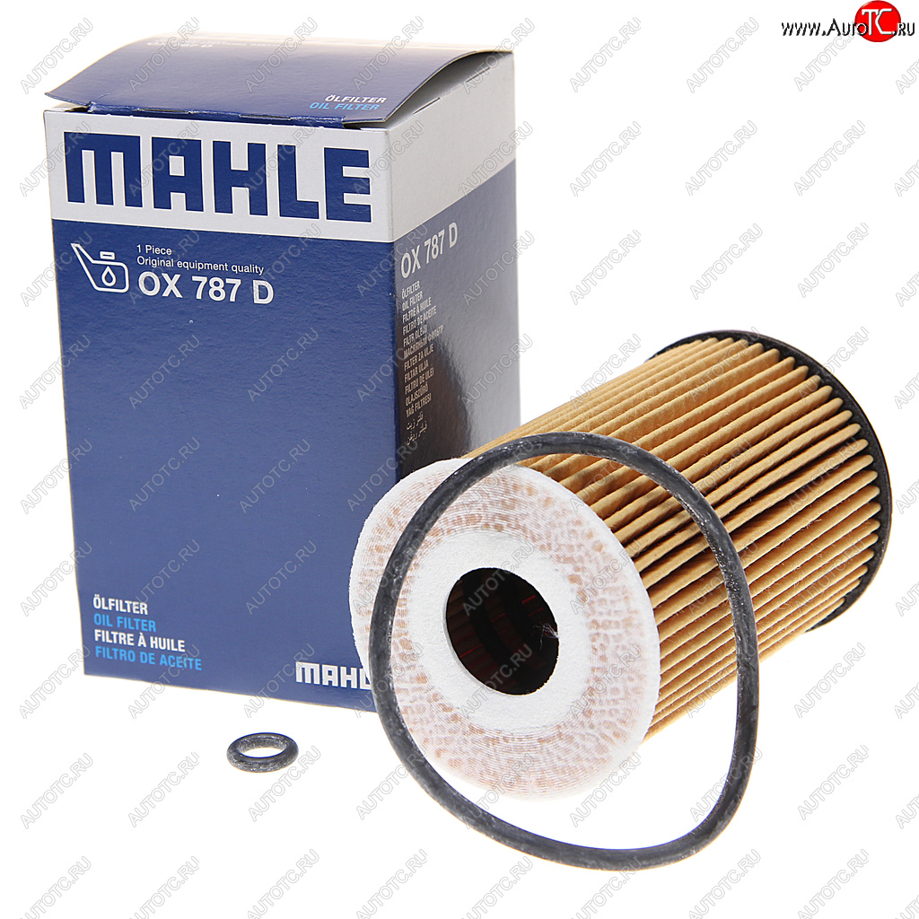 1 129 р. Фильтр масляный VW Golf,Passat (13-) AUDI (13-) MAHLE MAHLE ox787d  с доставкой в г. Майкоп