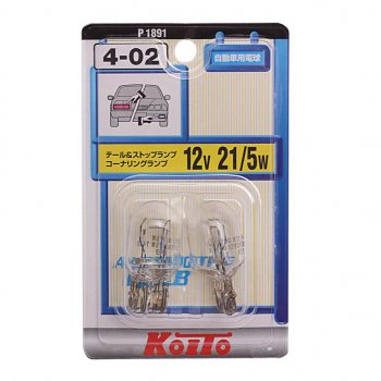 349 р. Лампа 12V W215W W3x16q блистер (2шт.) KOITO KOITO p1891  с доставкой в г. Майкоп. Увеличить фотографию 1