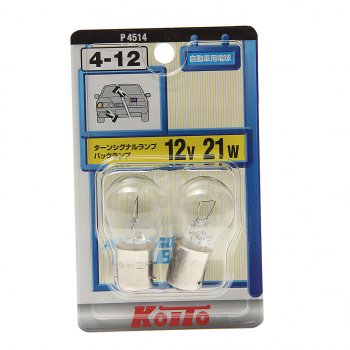 274 р. Лампа 12V P21W BA15s блистер (2шт.) KOITO KOITO p4514  с доставкой в г. Майкоп. Увеличить фотографию 1