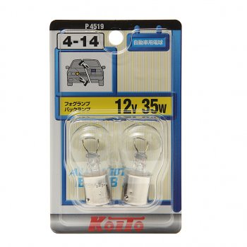 299 р. Лампа 12V P21W 35W BA15s блистер (2шт.) KOITO KOITO p4519  с доставкой в г. Майкоп. Увеличить фотографию 1