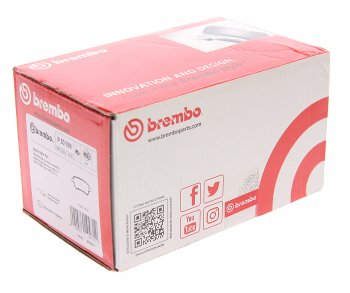 4 999 р. Колодки тормозные задние (4шт.) BREMBO Mercedes-Benz ML class W166 (2011-2015)  с доставкой в г. Майкоп. Увеличить фотографию 3