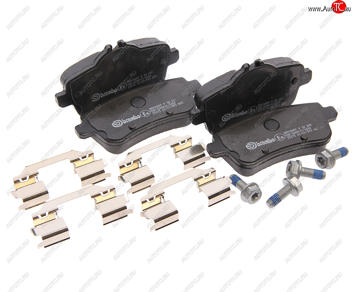 4 999 р. Колодки тормозные задние (4шт.) BREMBO Mercedes-Benz ML class W166 (2011-2015)  с доставкой в г. Майкоп