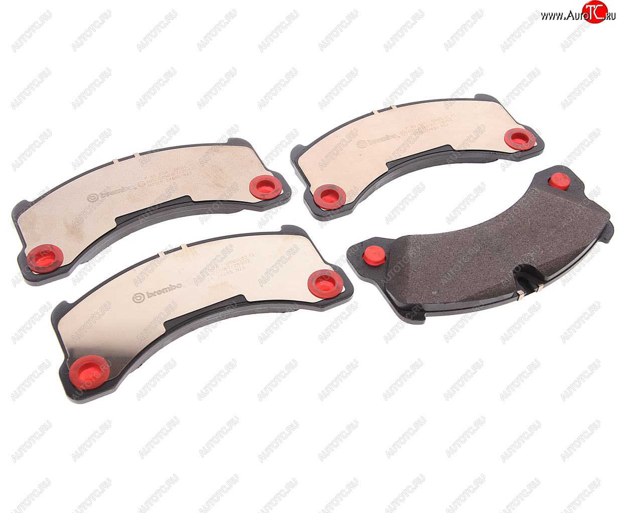 12 749 р. Колодки тормозные передние (4шт.) BREMBO Porsche Cayenne 958 (2010-2014)  с доставкой в г. Майкоп