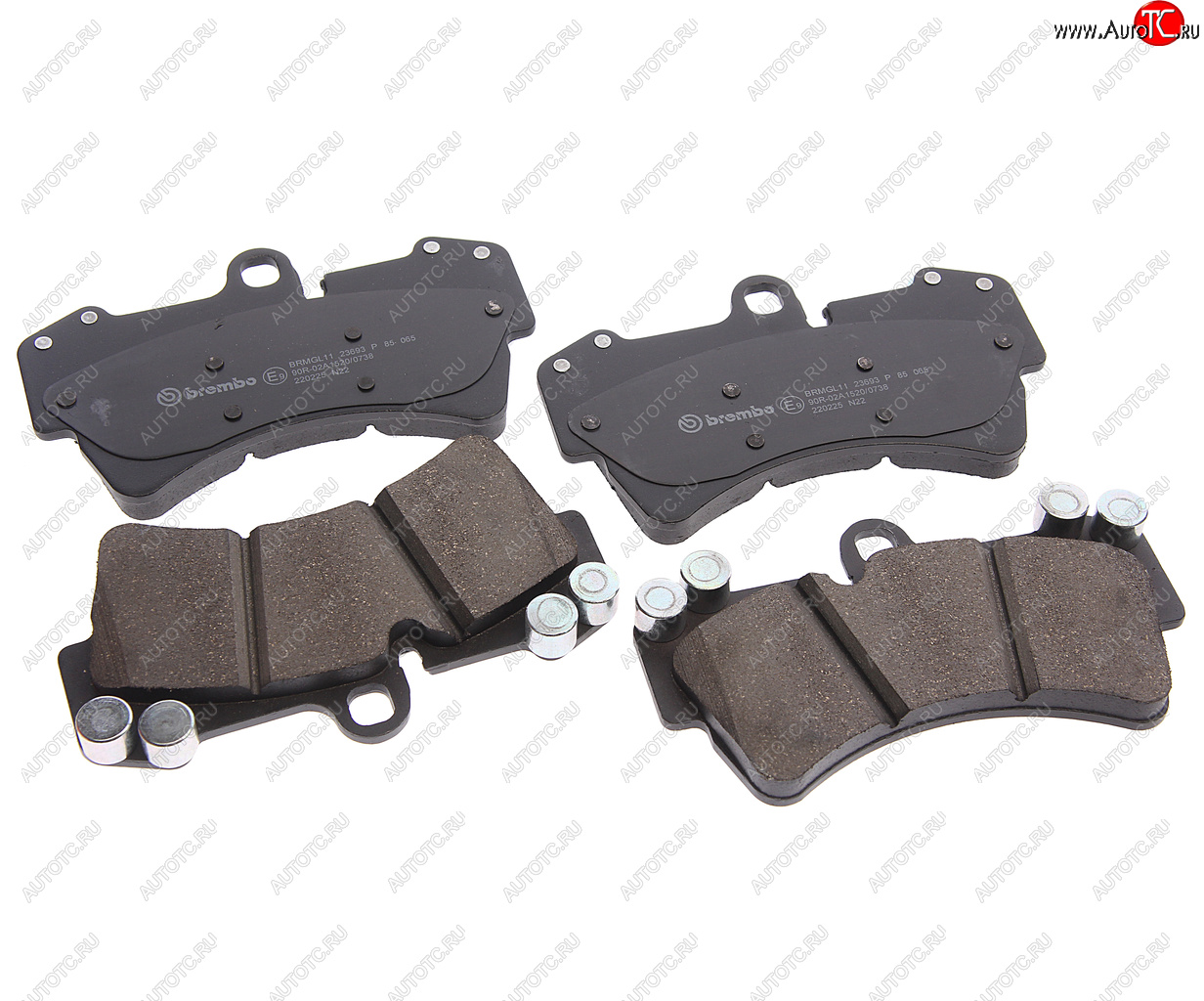 9 749 р. Колодки тормозные передние (4шт.) BREMBO Audi Q7 4L рестайлинг (2009-2015)  с доставкой в г. Майкоп