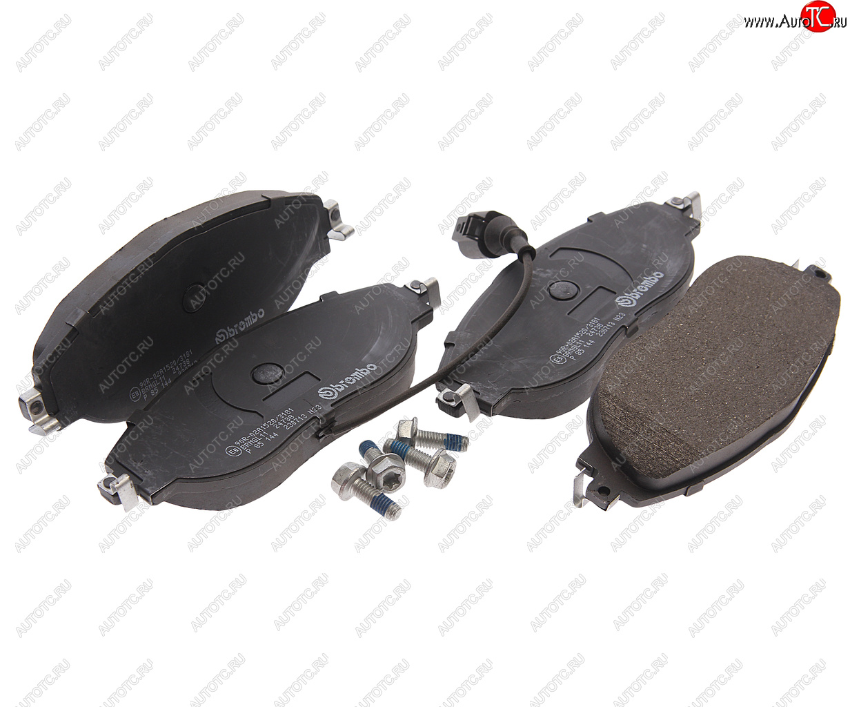6 699 р. Колодки тормозные передние (4шт.) BREMBO Volkswagen Tiguan NF рестайлинг (2011-2017)  с доставкой в г. Майкоп